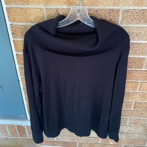 Banana Republic Black Cowl Neck Pull Over Sweater